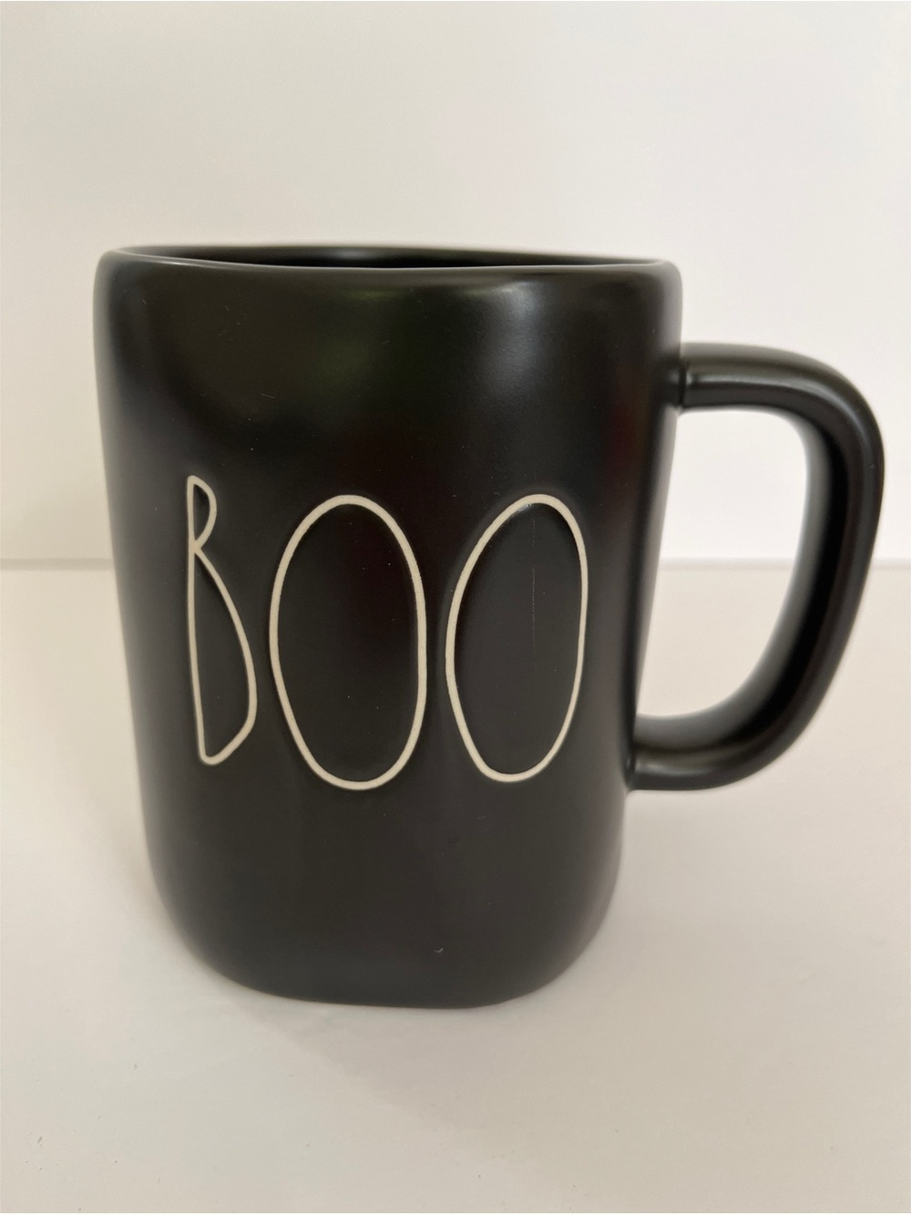 New Rae Dunn Boo Black and White Mug